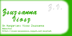 zsuzsanna viosz business card
